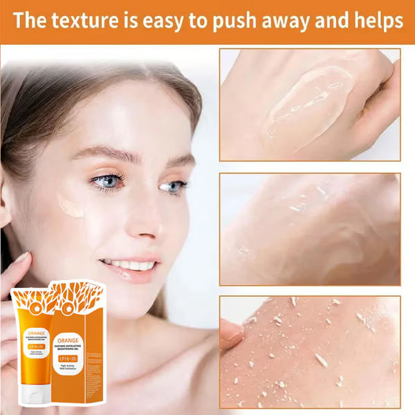 Orange Enzyme Glow Gel 😍 Dark Spot & Dead Skin Remover